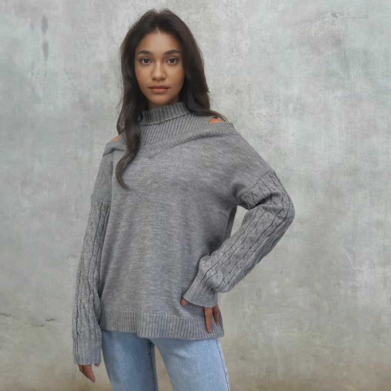 Pull à tricoter pour femmes avec épaules amovibles Chic und Stil