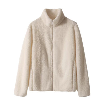 Veste à fermeture éclair en polaire pour femmes Chic und Stil