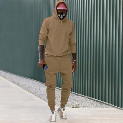 Chic und Stil Men's Casual Set with Hoodie and Jogging Pants