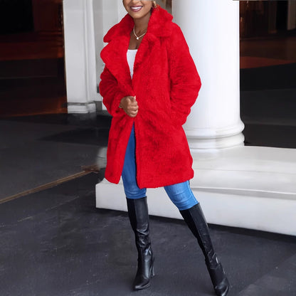 High-quality teddy plush fabric bathrobe Chic and Style for women