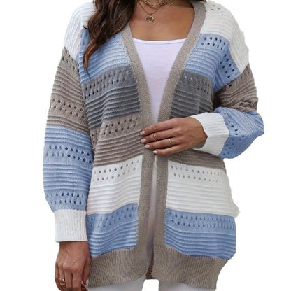 Cardigan femme à la mode avec motif unique et coupe décontractée Chic und Stil