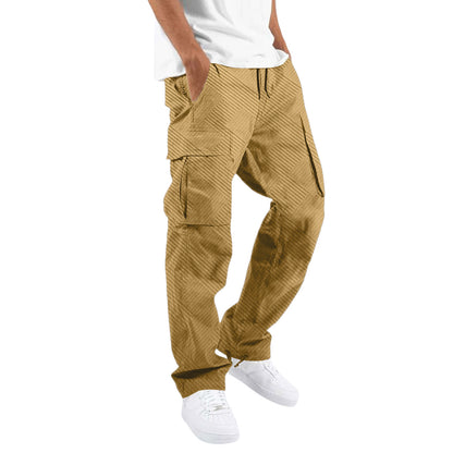 Elegant cargo pants for men with ergonomic cut and practical side pockets Chic and Style