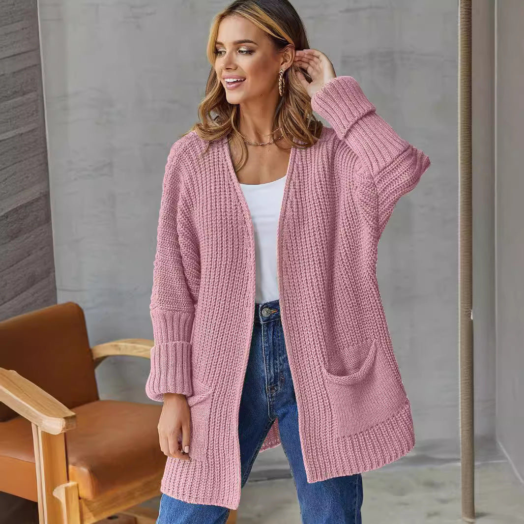 Cardigan en grosse maille pour femmes avec poches pratiques et coupe oversize Chic und Stil