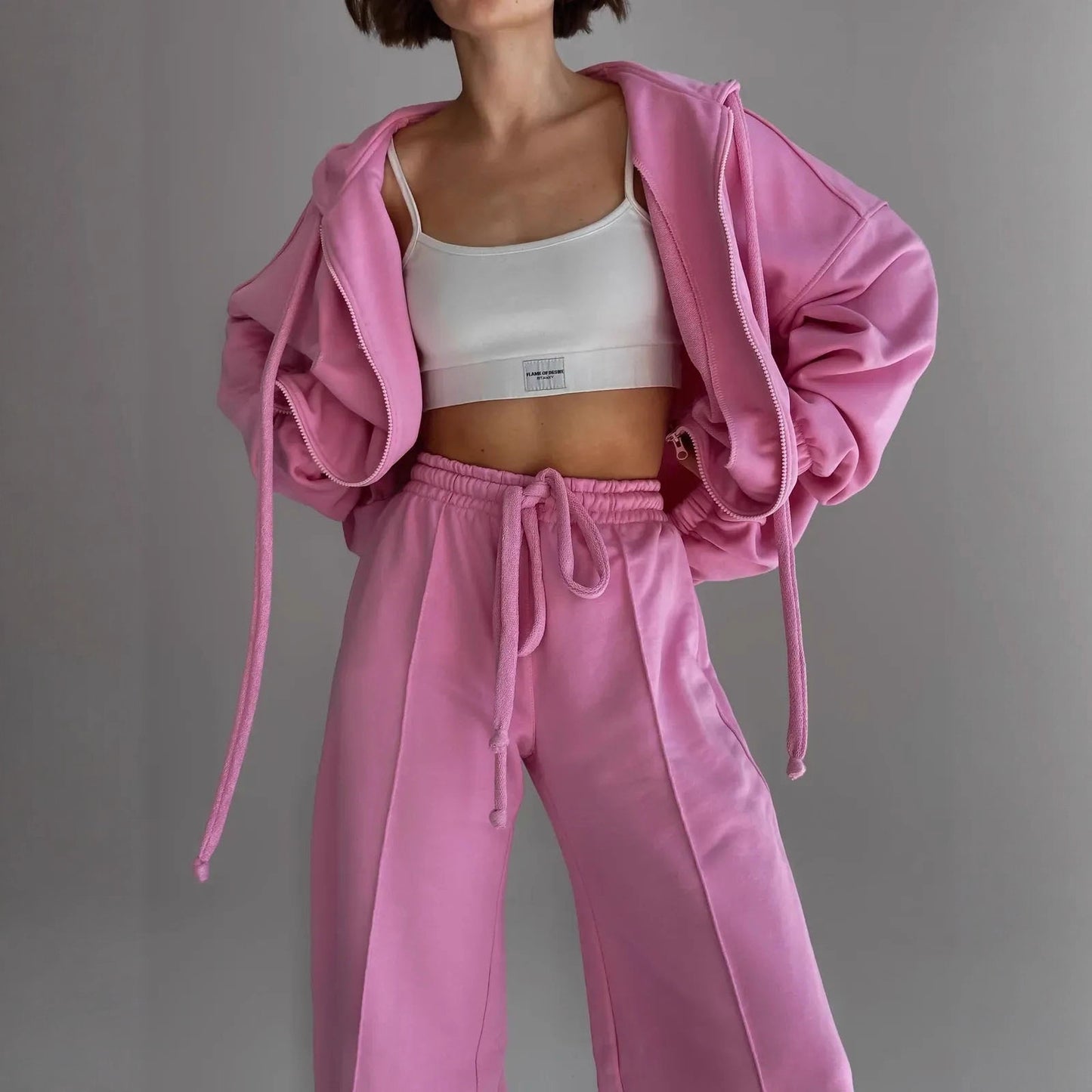 Dames confortable Survêtement oversize Chic und Stil