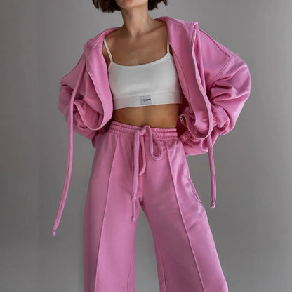 Dames confortable Survêtement oversize Chic und Stil