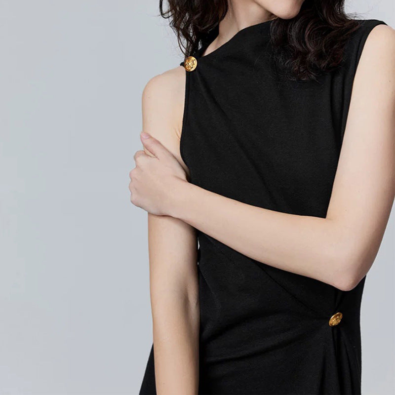 Robe maxi asymétrique élégante pour femmes Chic und Stil