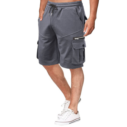 Shorts cargo multifonctionnels pour hommes avec fermeture éclair et poches pratiques Chic und Stil