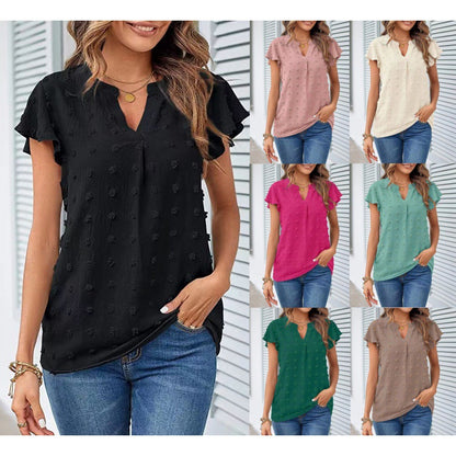 Chemisier femme avec manches volantes Chic und Stil