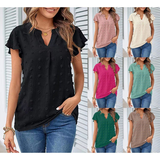 Chemisier femme avec manches volantes Chic und Stil