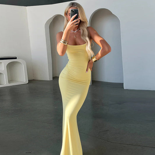 Robe Maxi Bodycon Sleek pour Femmes Chic und Stil