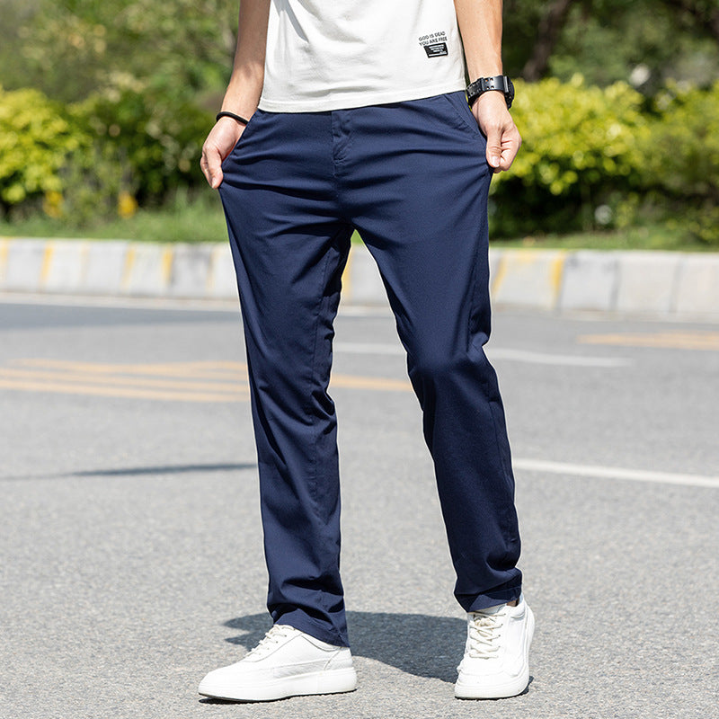 Casual comfortable men's pants with elastic waistband Chic and Style