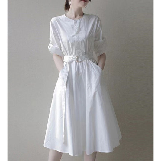 Robe chemise ceinturée tendance femme Chic und Stil