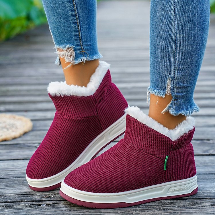 Bottes pour dames doublées avec encolure élastique Chic und Stil