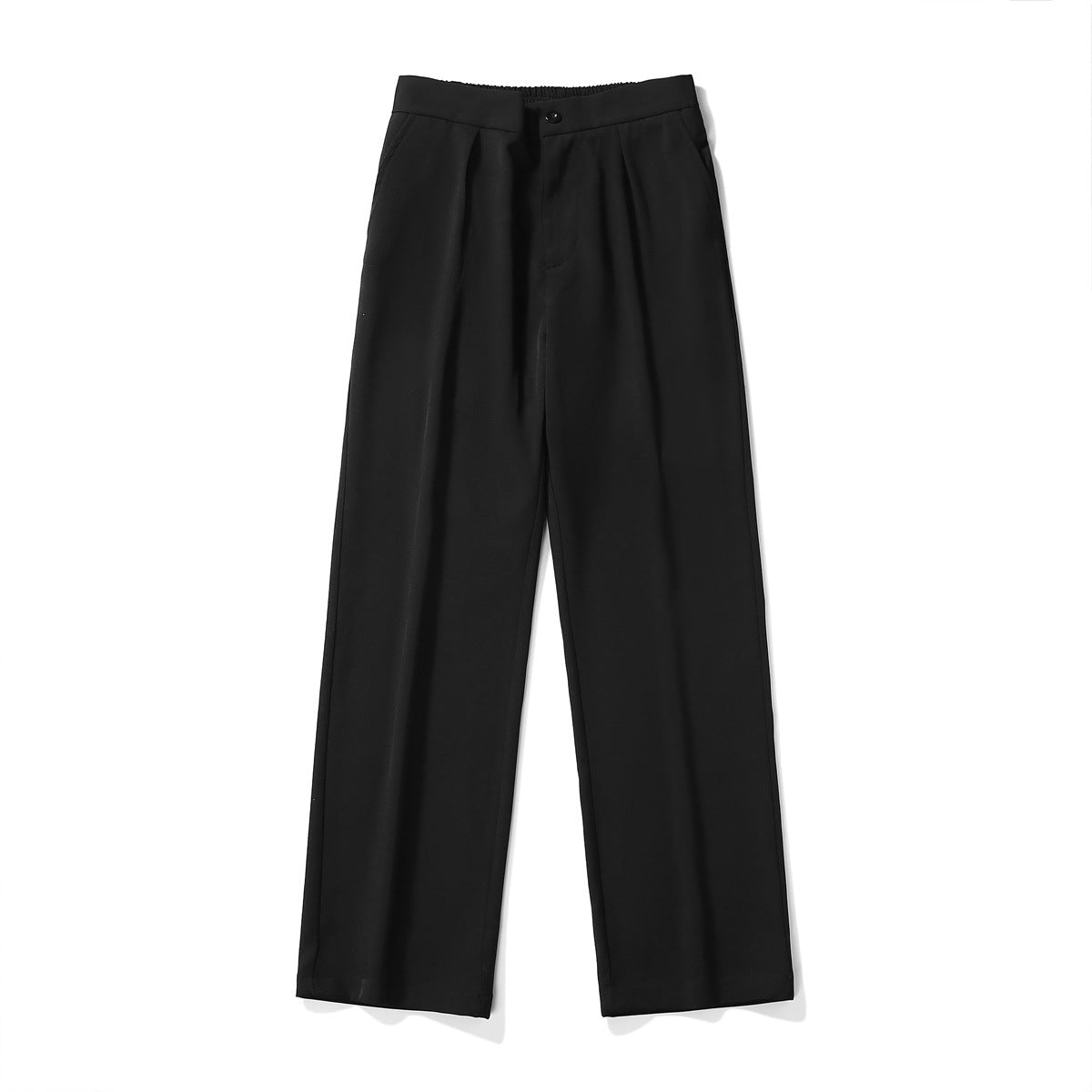 Elegant wide pants for men with elastic waist and side pockets Chic and Style