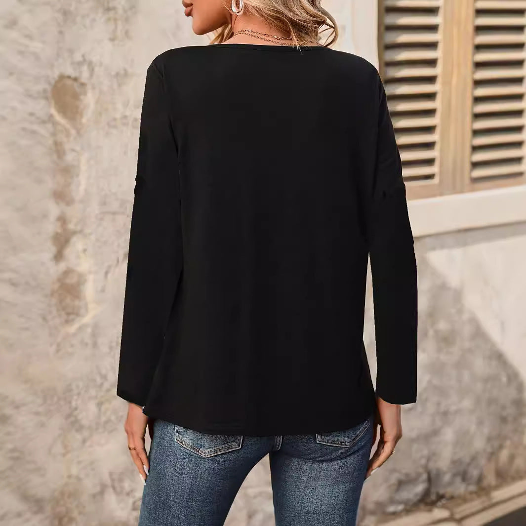 Blouse à manches longues tendance Chic und Stil pour femmes