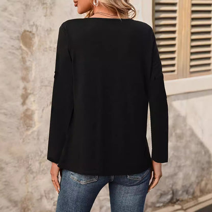 Blouse à manches longues tendance Chic und Stil pour femmes