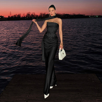 Robe de soirée élégante pour dames inspirée du corset Chic und Stil