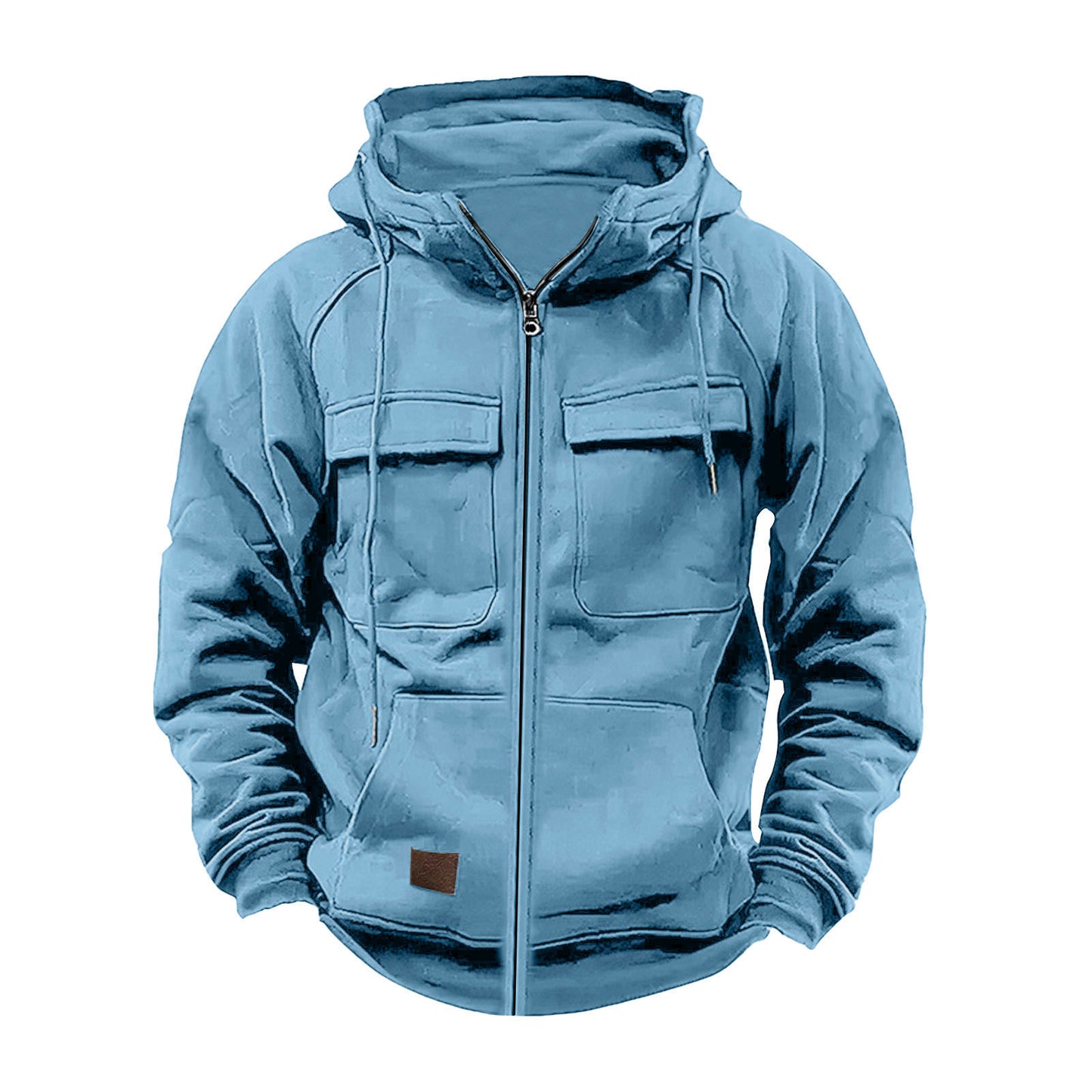Functional jacket for men with hood and large pockets Chic and Style