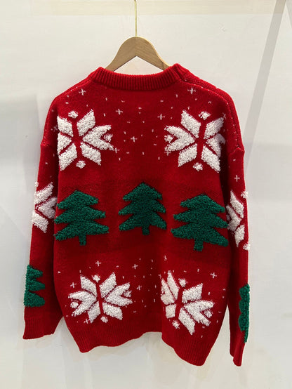 Pull en tricot de Noël pour femmes Chic und Stil