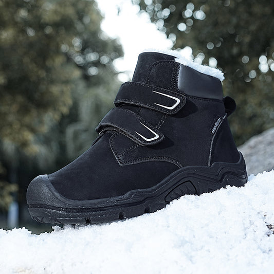 Bottes d'hiver isolées pour femmes avec fermeture Velcro pratique Chic und Stil