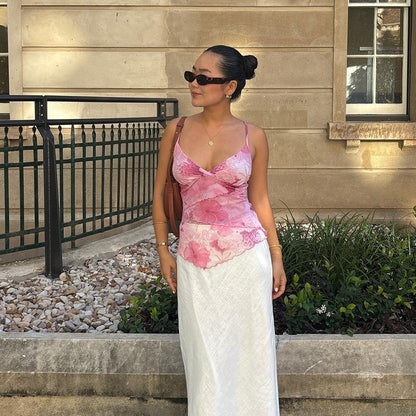 Dames haut portefeuille à fleurs Chic und Stil