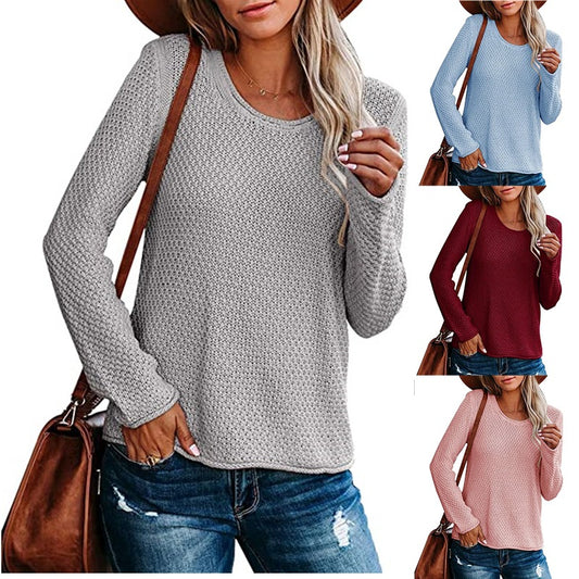 Pull-over en tricot épais pour femmes avec un design structuré et une coupe décontractée Chic und Stil