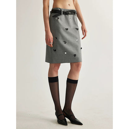 Jupe crayon taille haute élégante pour femmes Chic und Stil