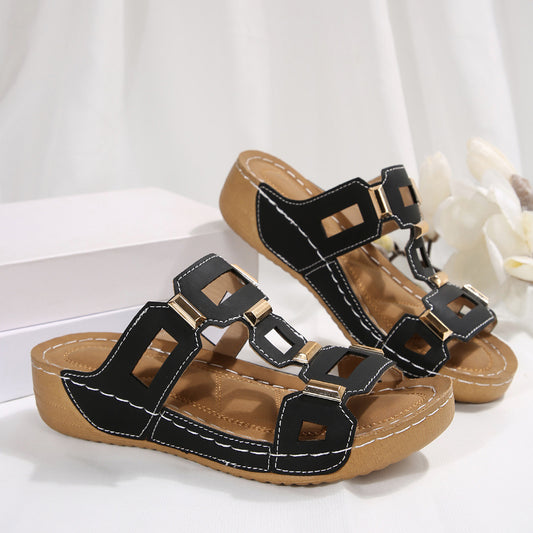 Mode femme glisser sandales Chic und Stil