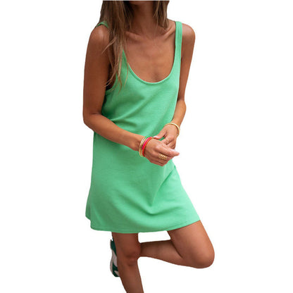 Robe d'été décontractée pour femmes avec décolleté plongeant et tissu léger Chic und Stil