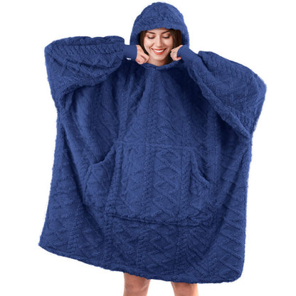 Pull en peluche pour femmes avec capuche et poches pratiques Chic und Stil