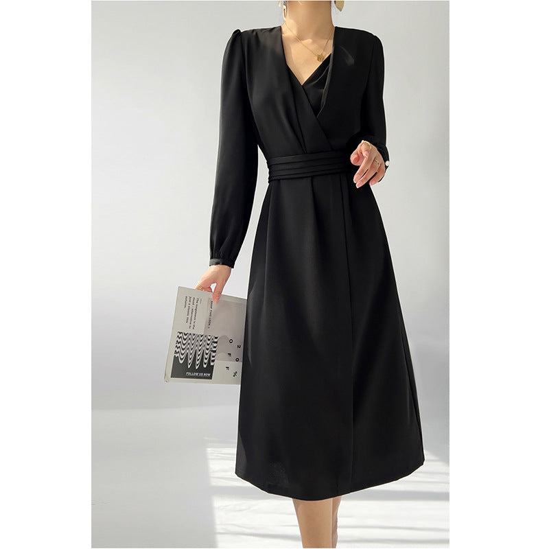 Robe maxi enveloppante élégante pour femme Chic und Stil