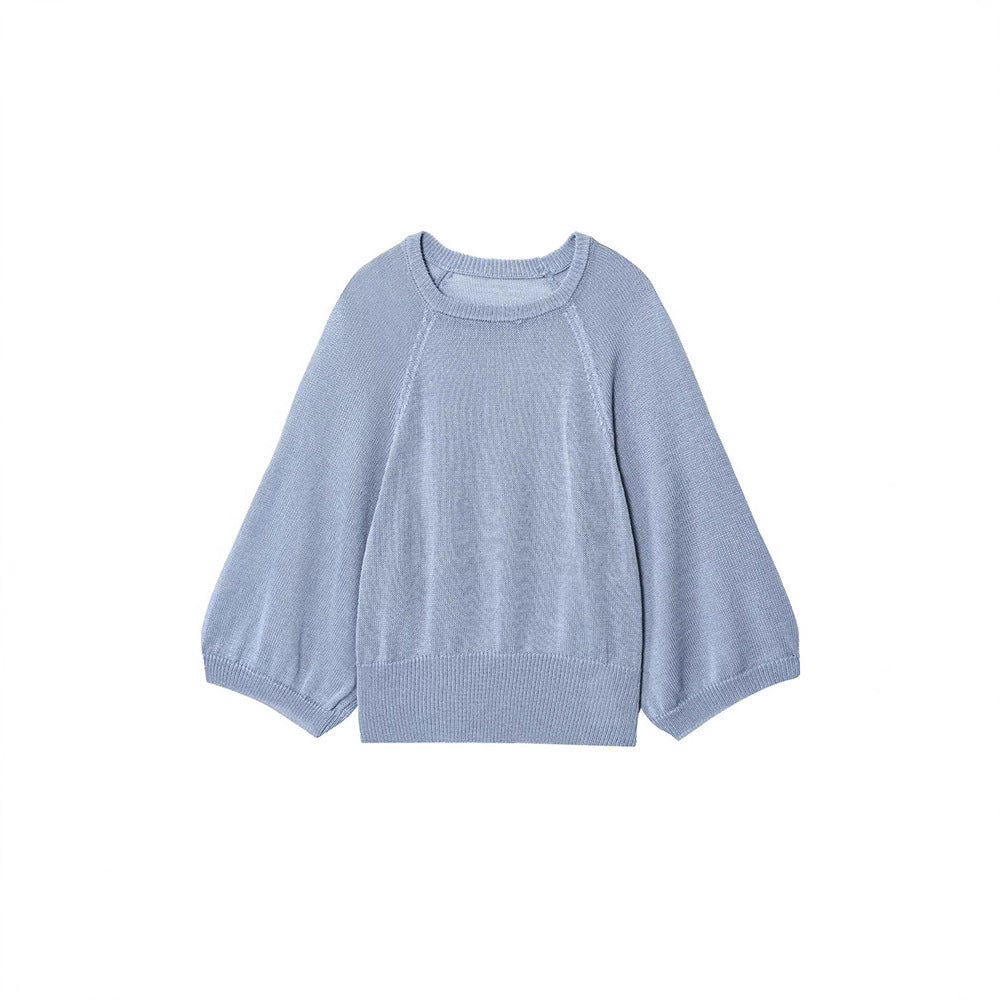 Pull-over tricot décontracté pour femmes avec des manches amples Chic und Stil