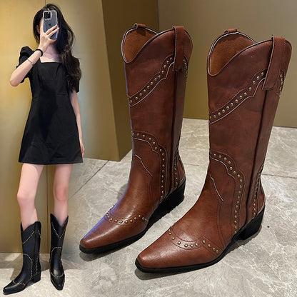Bottines pour dames avec décorations en clous Chic und Stil