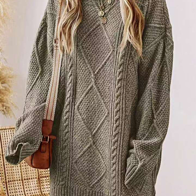 Femme Pull en tricot surdimensionné Chic und Stil