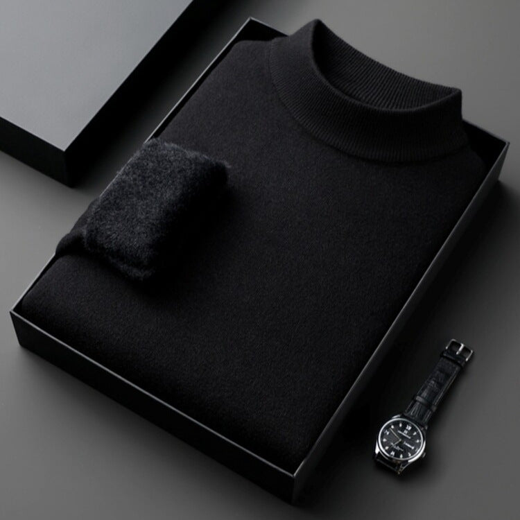 Warm turtleneck pullover for ladies made of high-quality cotton Chic und Stil