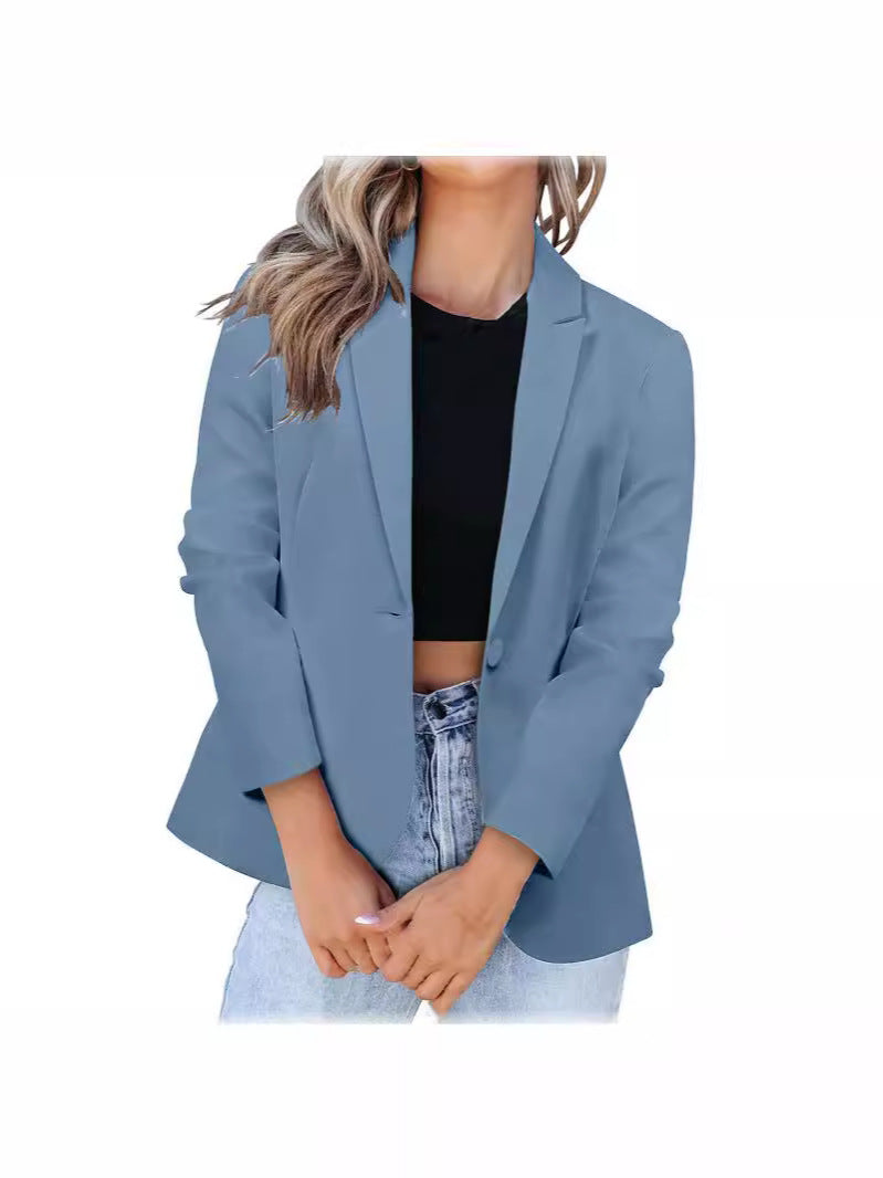 Dames Blazer élégant avec une coupe moderne et des poches pratiques Chic und Stil