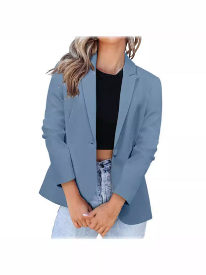 Dames Blazer élégant avec une coupe moderne et des poches pratiques Chic und Stil