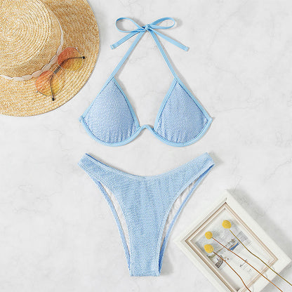 Dames Ensemble de bikini triangle structuré Chic und Stil