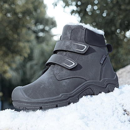 Bottes d'hiver isolées pour femmes avec fermeture Velcro pratique Chic und Stil