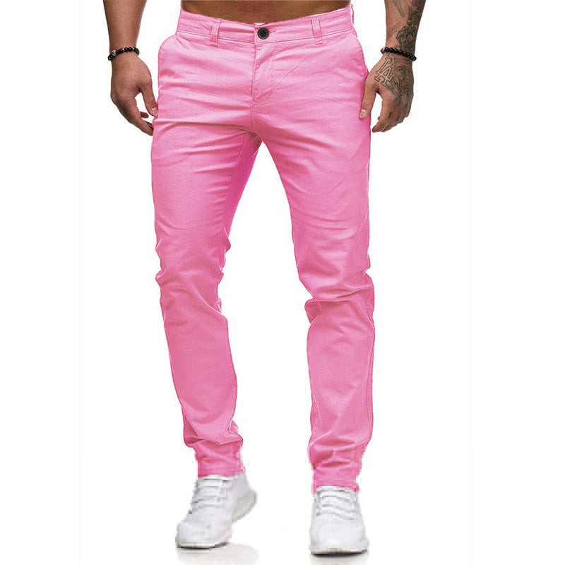 Chic and Style slim-fit chino pants for men