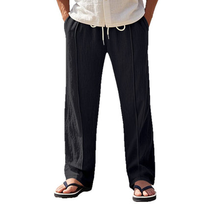 Casual beach pants for men with adjustable drawstring and breathable material Chic and Style