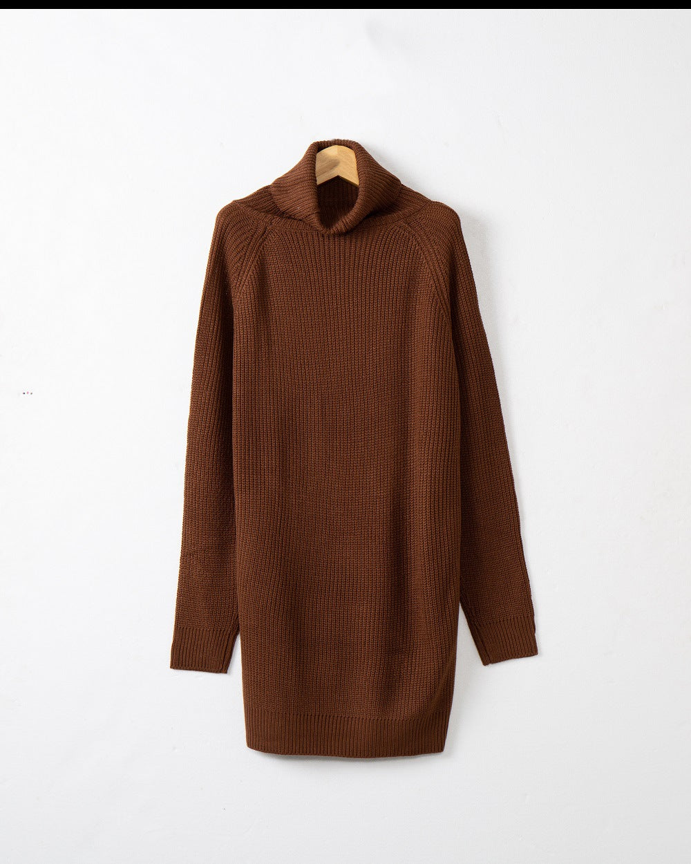 Dames Pull-over à col roulé douillet en tricot doux Chic und Stil