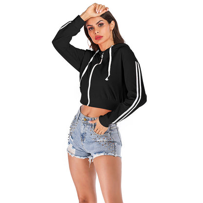Dames Pull à Capuche Sportif Chic und Stil
