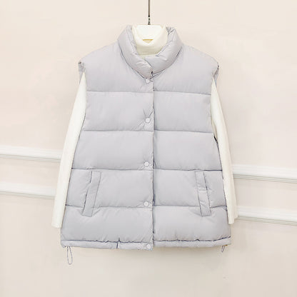 Dames gilet matelassé avec col montant et poches pratiques Chic und Stil 1759841789