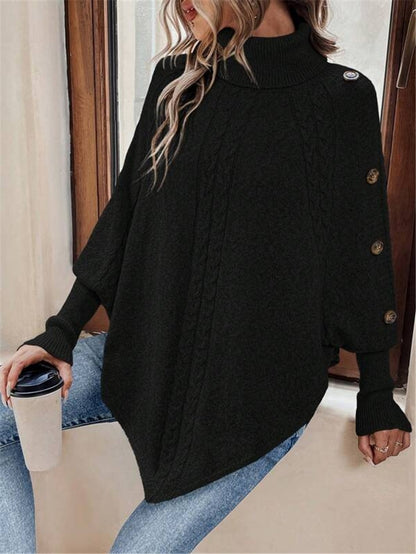Pull en tricot pour femmes avec des détails de bouton élégants et une coupe décontractée Chic und Stil