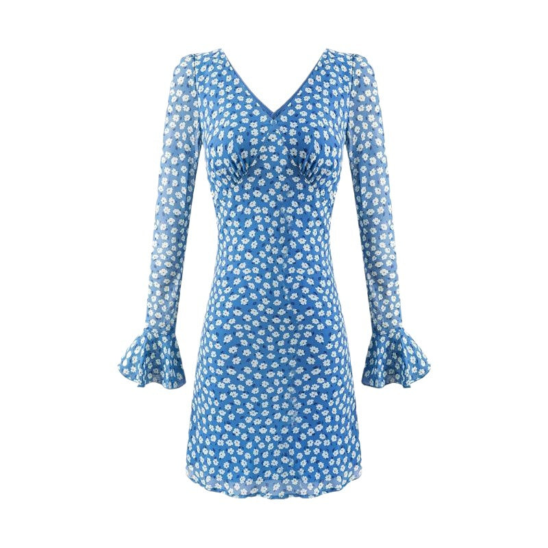 Robe chemise femme avec design floral et élégant décolleté en V Chic und Stil