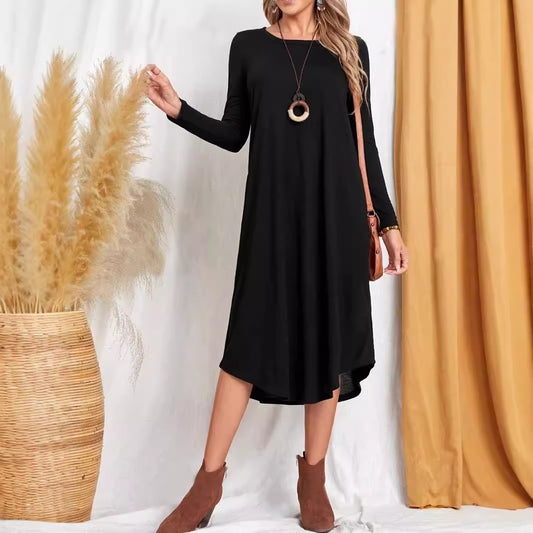 Robe maxi décontractée pour femme avec poches pratiques et coupe ample Chic und Stil