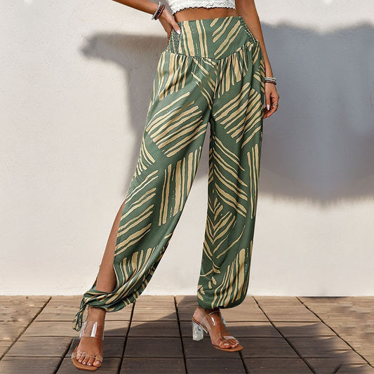Women Boho Wide Leg Pants Chic and Style