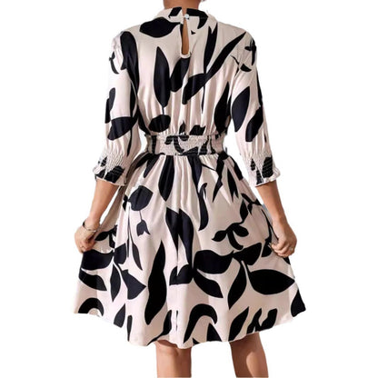 Robe A-ligne taille smock pour femmes Chic und Stil