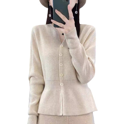 Dames cardigan en tricot élégant avec design texturé Chic und Stil